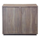 CARDEW SOLID WHITE CEDAR TIMBER BUFFET/SIDEBOARD 2 DOORS IN LATTE 92CM - MyChocolateWood