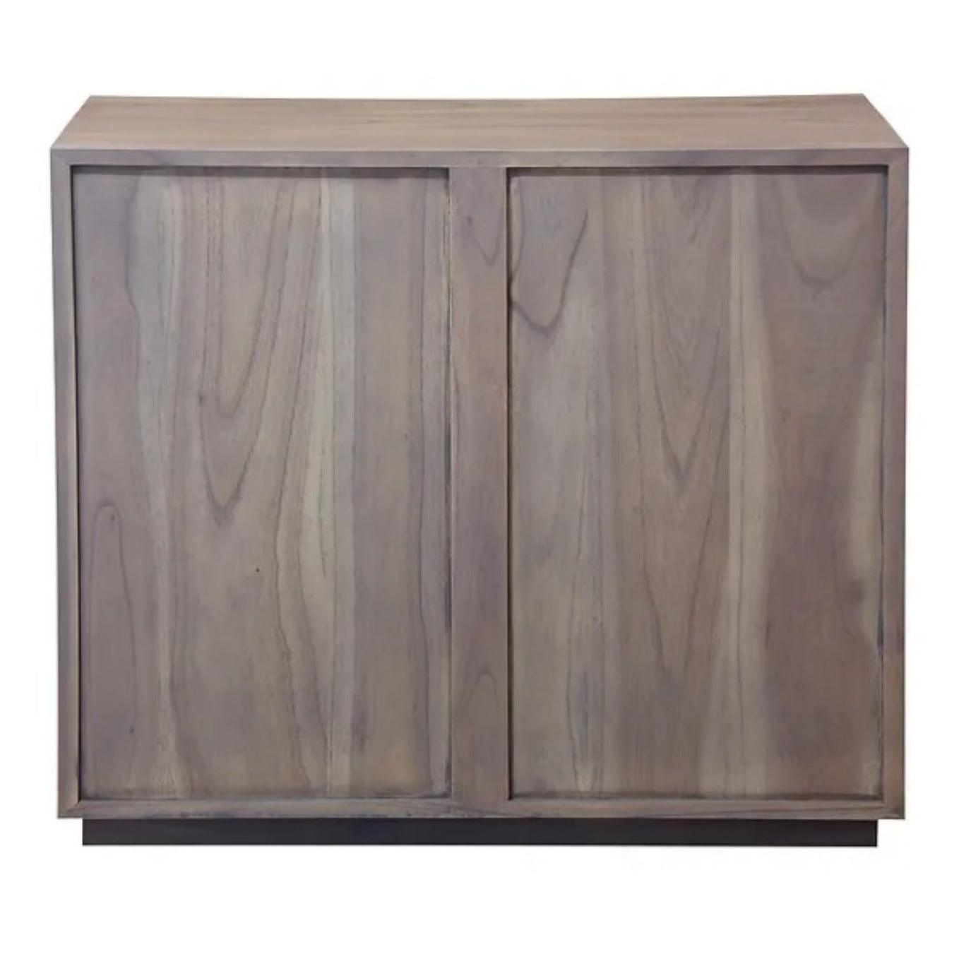 CARDEW SOLID WHITE CEDAR TIMBER BUFFET/SIDEBOARD 2 DOORS IN LATTE 92CM - MyChocolateWood