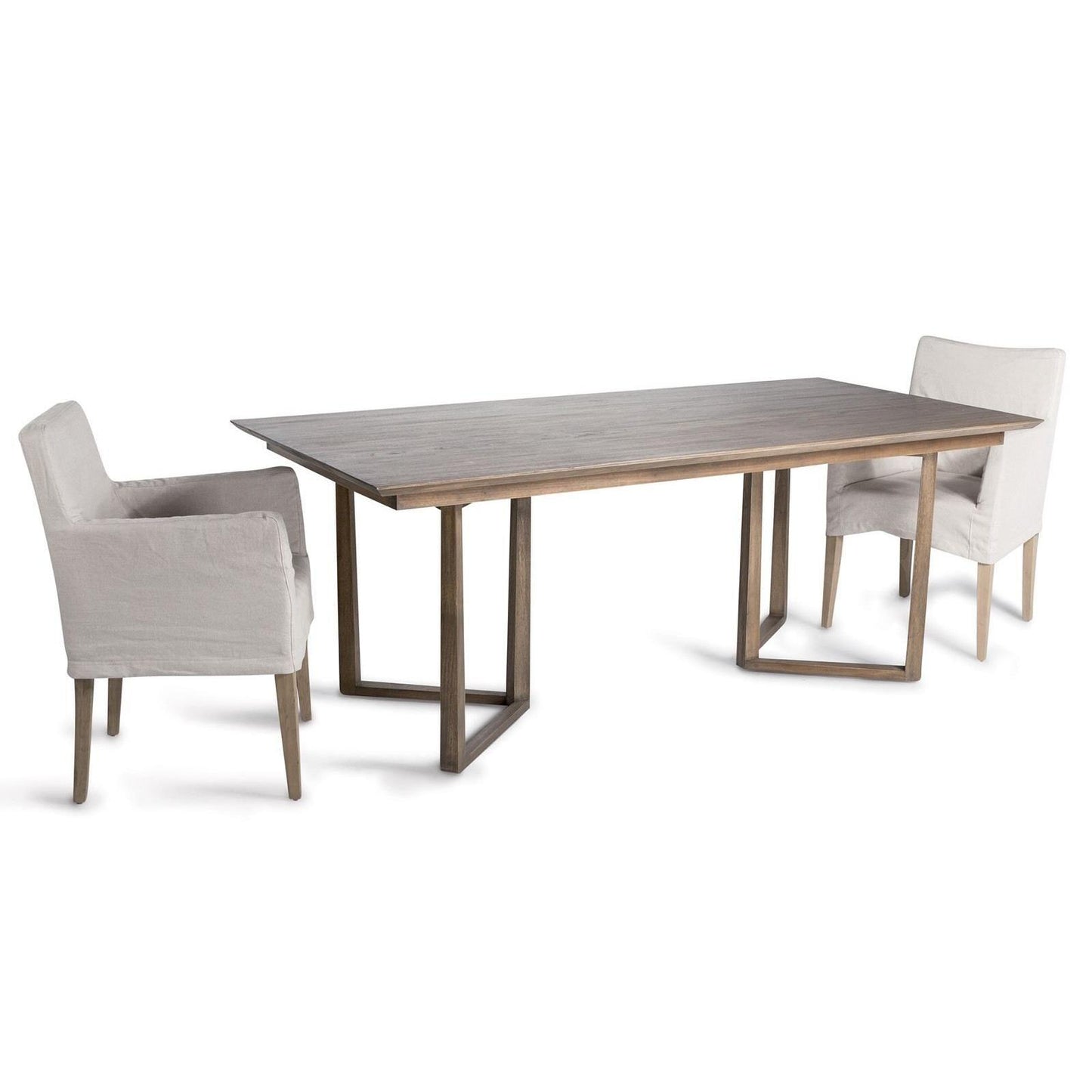 CARMEL AUSTRALIAN CUSTOM-MADE DINING TABLE IN TASSIE OAK - MyChocolateWood