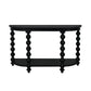CAROLYN MINDI WOOD CONSOLE TABLE IN SOLID BLACK - MyChocolateWood