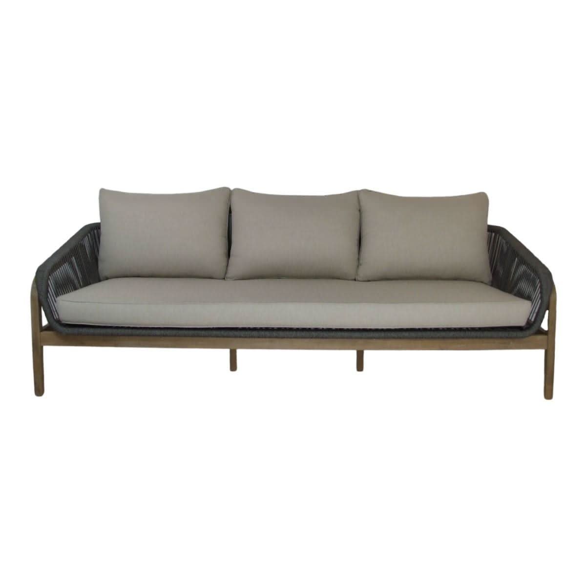 CARRERA ACACIA WOOD & ROPE 4 - PIECE OUTDOORS SETTING - MyChocolateWood