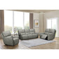 CARRERA LEATHER 2-SEATER DUAL MOTOR ELECTRIC RECLINER  SOFA GREY - MyChocolateWood