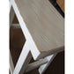 CHAGA RECYCLED ELM BAR STOOL IN DISTRESSED WHITE - MyChocolateWood