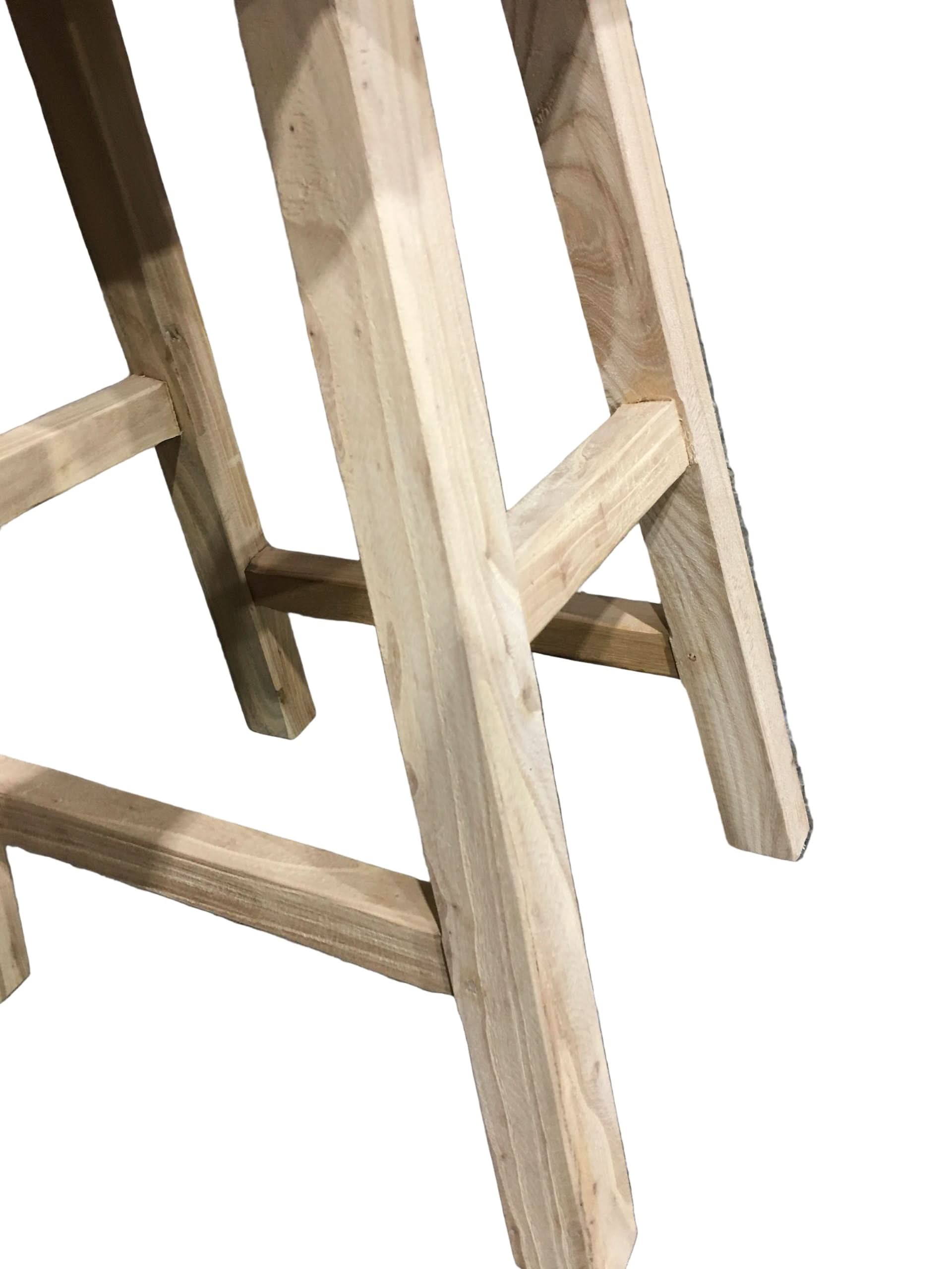 CHAGA RECYCLED ELM BAR STOOL IN NATURAL - MyChocolateWood