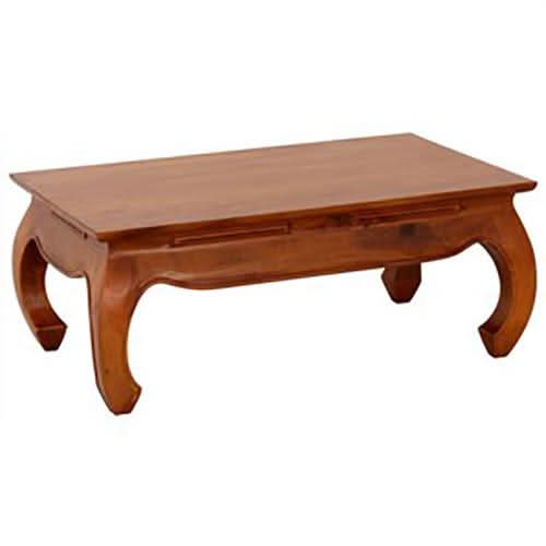 CHENGLEI COFFEE TABLE OPIUM STYLE LEG IN LIGHT PECAN - MyChocolateWood