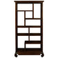 CHENGLEI DISPLAY UNIT ROOM DIVIDER OPIUM STYLE LEG MAHOGANY COLOUR - MyChocolateWood