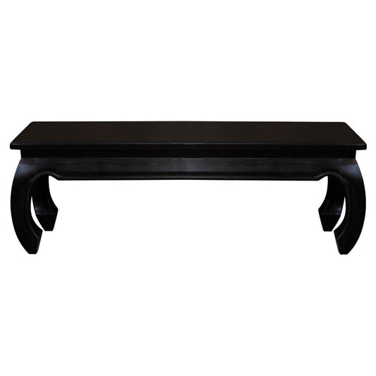 CHENGLEI OPIUM STYLE LEG 128CM BENCH IN CHOCOLATE - MyChocolateWood