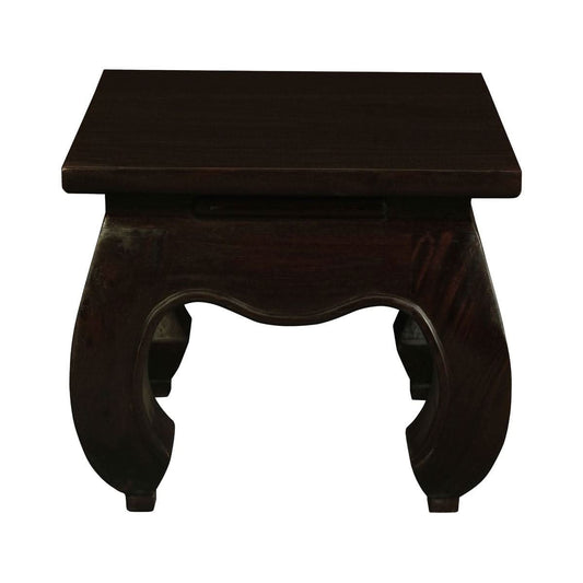 CHENGLEI OPIUM STYLE LEG LAMP SIDE TABLE IN CHOCOLATE - MyChocolateWood