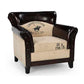 CHESTERFIELD STYLE CHARLESTON POLO ARMCHAIR REAL LEATHER LIVING ROOM CHAIR - MyChocolateWood