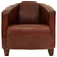 CHESWICK AGED LEATHER ARMCHAIR VINTAGE BROWN - MyChocolateWood