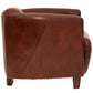 CHESWICK AGED LEATHER ARMCHAIR VINTAGE BROWN - MyChocolateWood