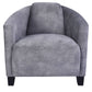 CHESWICK ARMCHAIR IN GREY VELVET - MyChocolateWood