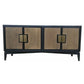 CHIKO ART DECO VINTAGE STYLE SIDEBOARD/BUFFET/TV STAND 4 DOORS - MyChocolateWood