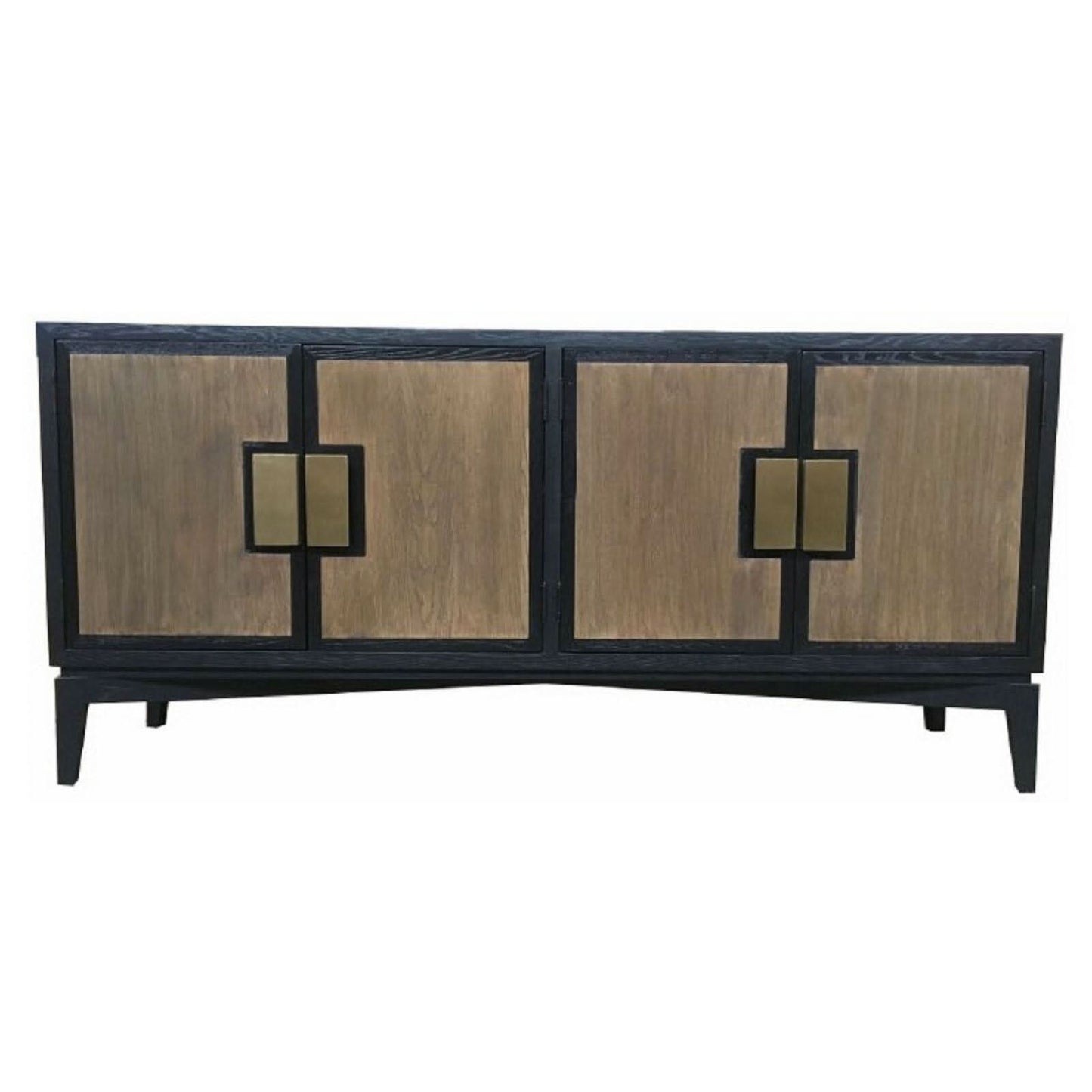 CHIKO ART DECO VINTAGE STYLE SIDEBOARD/BUFFET/TV STAND 4 DOORS - MyChocolateWood