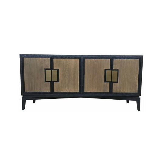 CHIKO ART DECO VINTAGE STYLE SIDEBOARD/BUFFET/TV STAND 4 DOORS - MyChocolateWood