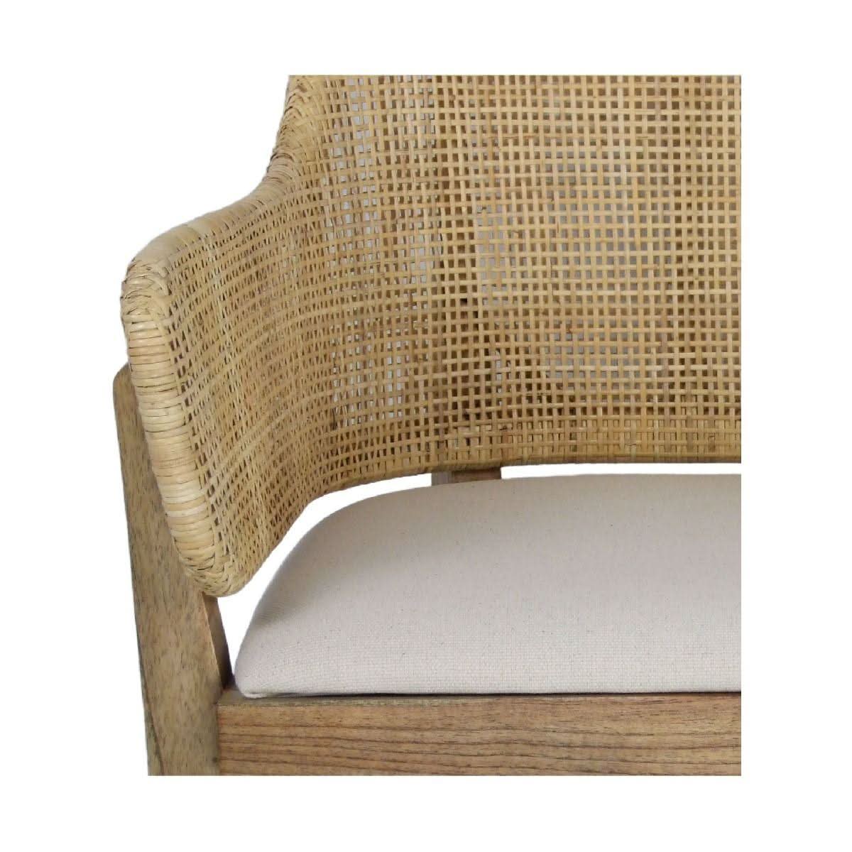 CLERMONTSOLID MINDI WOOD HAMPTONS STYLE DINING CHAIR NATURAL - MyChocolateWood