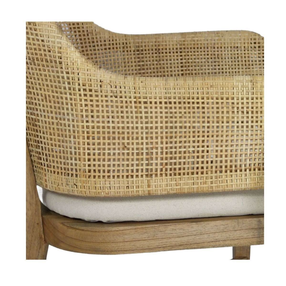 CLERMONTSOLID MINDI WOOD HAMPTONS STYLE DINING CHAIR NATURAL - MyChocolateWood