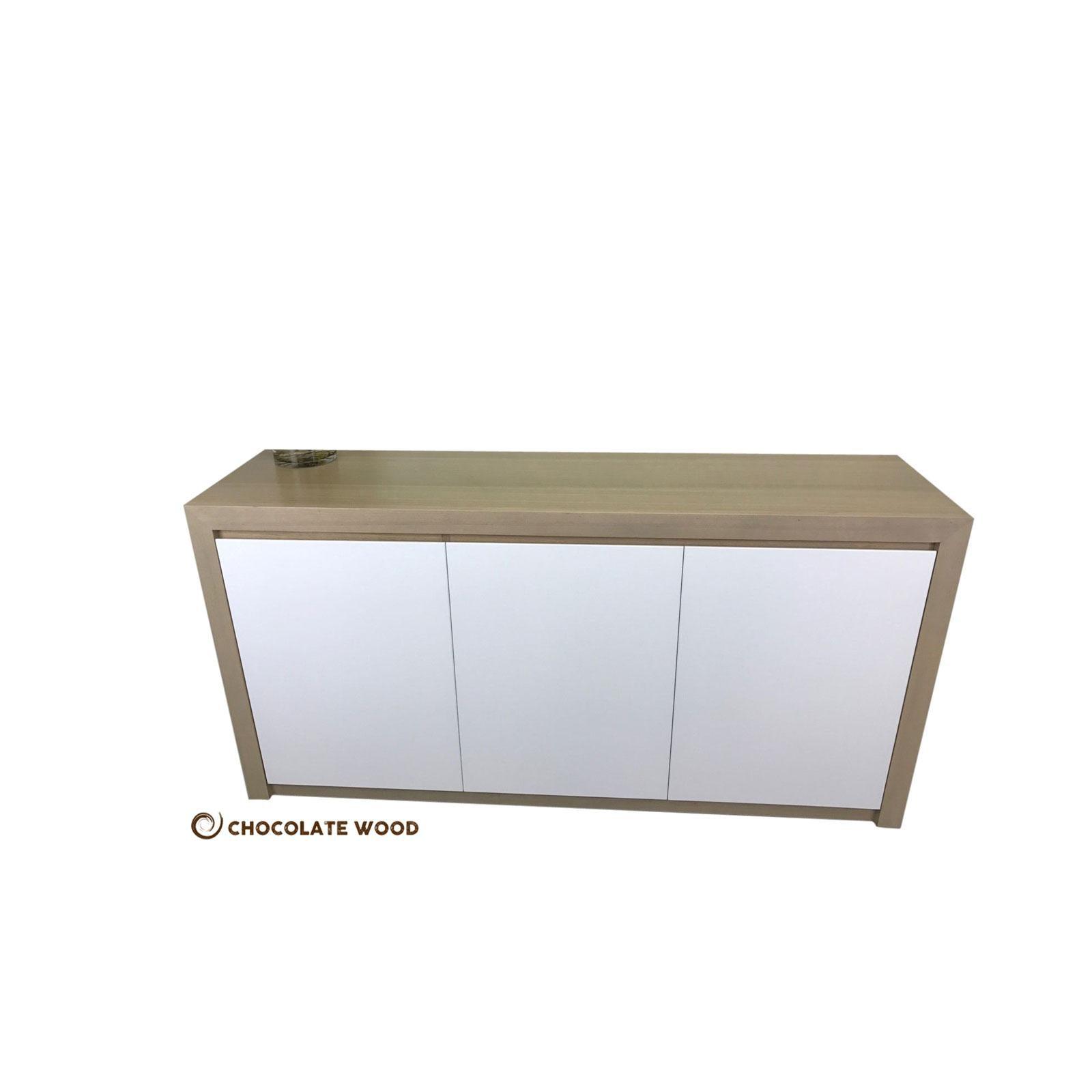CLEARMONT TASSIE OAK BUFFET IN BEIGE WASH - CUSTOM MADE TO ORDER - MyChocolateWood