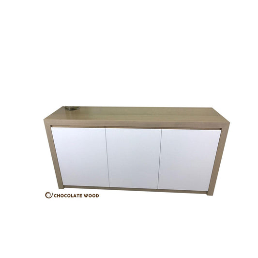 CLEARMONT TASSIE OAK BUFFET IN BEIGE WASH - CUSTOM MADE TO ORDER - MyChocolateWood
