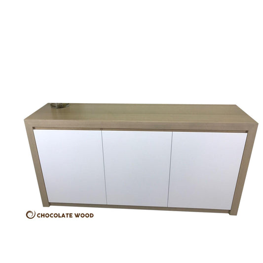 CLEARMONT TASSIE OAK BUFFET IN BEIGE WASH - CUSTOM MADE TO ORDER - MyChocolateWood