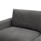 CLEMENTO HAMPTONS 2-SEATER LOUNGE SOFA IN DARK GREY - MyChocolateWood