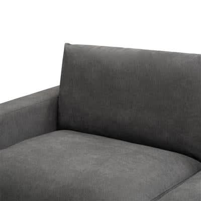 CLEMENTO HAMPTONS 2-SEATER LOUNGE SOFA IN DARK GREY - MyChocolateWood