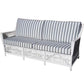 COLUMBUS SOLID WHITE RATTAN 2-SEATER SOFA/COUCH/SETTEE/LOVE SEAT - MyChocolateWood