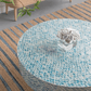 CONCH ROUND SHELL COFFEE TABLE - MyChocolateWood