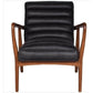 COPLAND ARMCHAIR IN DISTRESSED ESPRESSO LEATHER - MyChocolateWood