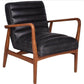 COPLAND ARMCHAIR IN DISTRESSED ESPRESSO LEATHER - MyChocolateWood