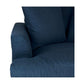 CORDELIA FABRIC SOFA IN NAVY 236CM - MyChocolateWood