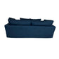 CORDELIA FABRIC SOFA IN NAVY 236CM - MyChocolateWood