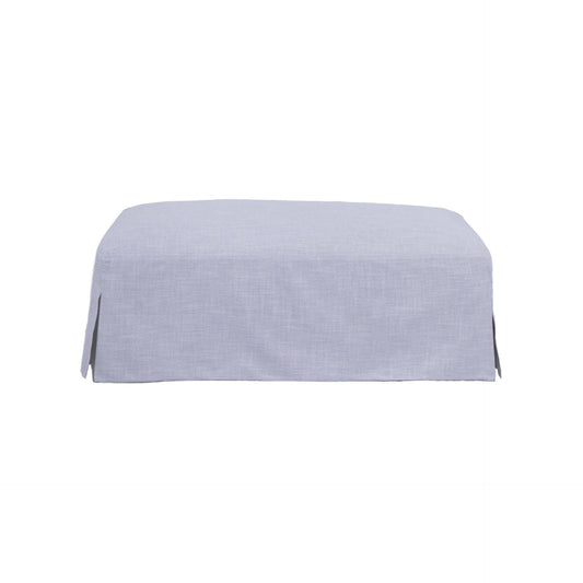 CORDELIA HAMPTON STYLE OTTOMAN IN GLACIER - MyChocolateWood