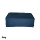 CORDELIA HAMPTON STYLE OTTOMAN IN NAVY - MyChocolateWood
