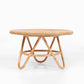 CORIO REAL RATTAN COFFEE TABLE - NATURAL DIA81X48CM - MyChocolateWood