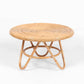 CORIO REAL RATTAN COFFEE TABLE - NATURAL DIA81X48CM - MyChocolateWood