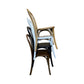 CRISTO STACKABLE BENTWOOD DINING CHAIR WALNUT - CLEARANCE - MyChocolateWood