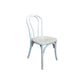 CRISTO STACKABLE BENTWOOD DINING CHAIR WHITE - CLEARANCE - MyChocolateWood