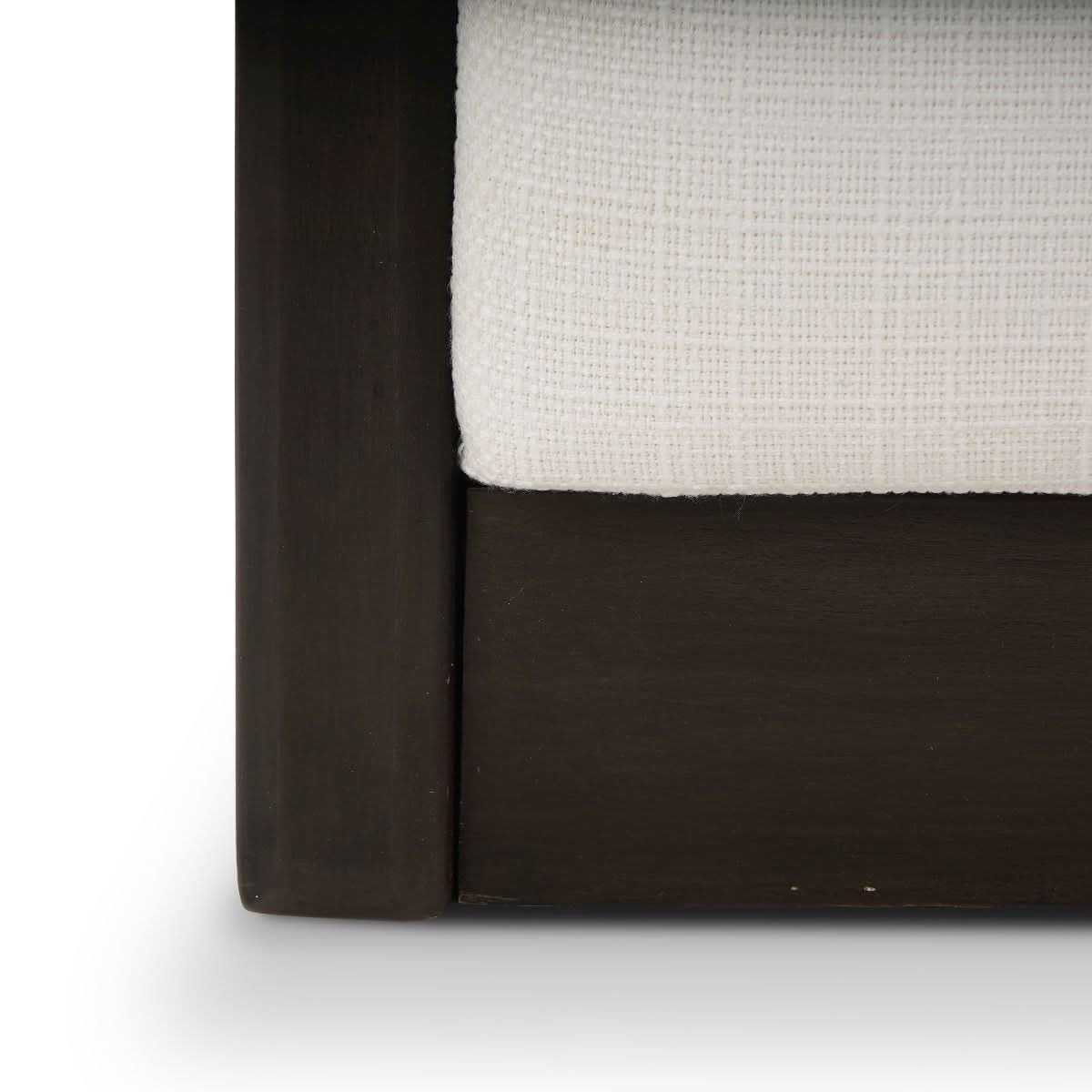 CRUZ SWIVEL CHAIR ARMCHAIR MAHOGANY FRAME GREY OAK COLOUR - MyChocolateWood