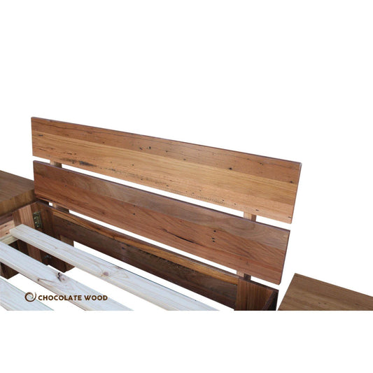 CUSOTM MADE BAYVIEW 4 PIECE BEDROOM FURNITURE IN SOLID RECYCLED HARDWOOD - MyChocolateWood