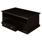 DALE SOLID MAHOGANY 2-DRAWER COFFEE TABLE IN CHOCOLATE 100CM - MyChocolateWood