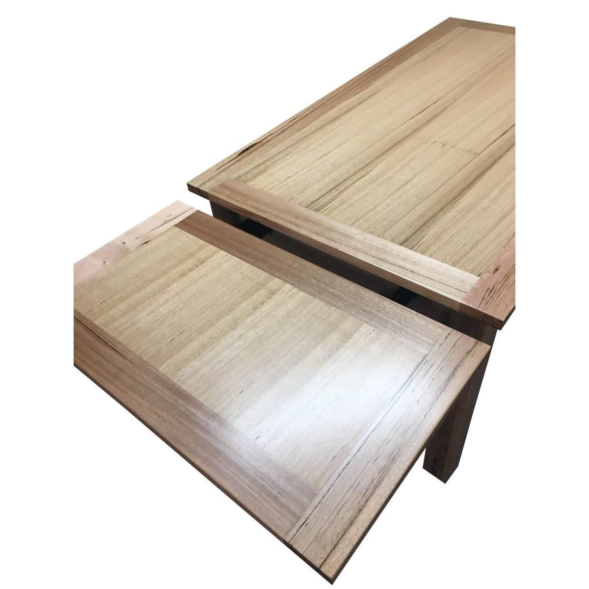 DARI TASSIE OAK SIDE EXTENSION DINING TABLE 150/250CM - MyChocolateWood