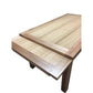 DARI TASSIE OAK SIDE EXTENSION DINING TABLE 180/280CM - MyChocolateWood