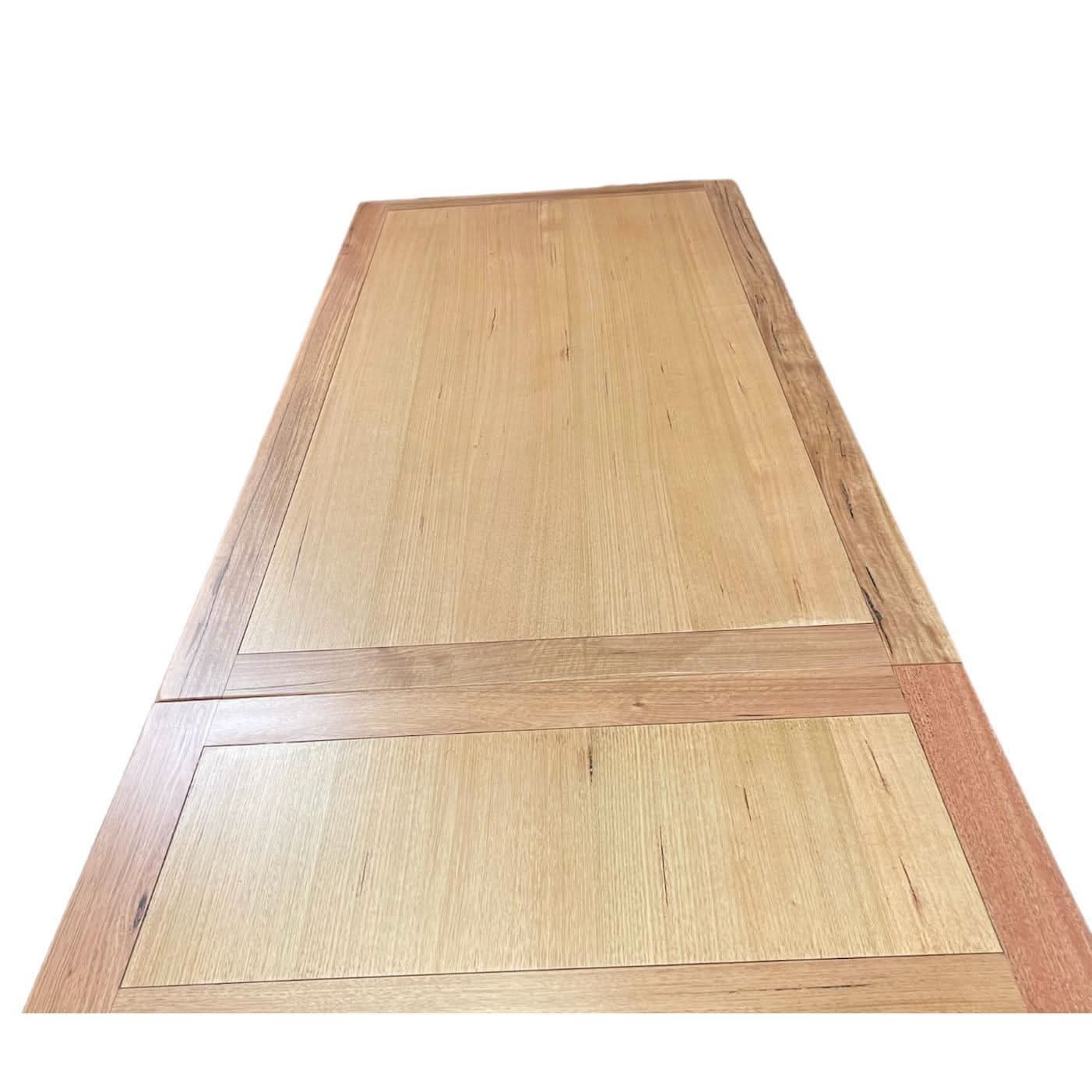 DARI TASSIE OAK SIDE EXTENSION DINING TABLE 200/300CM - MyChocolateWood