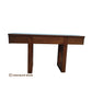 DELILAH SOLID TASSIE OAK HALL TABLE/ CONSOLE IN CHOCOLATE - MyChocolateWood