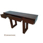 DELILAH SOLID TASSIE OAK HALL TABLE/ CONSOLE IN CHOCOLATE - MyChocolateWood