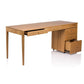 DENVER CUSTOM MADE DESK IN SOLID TASSIE OAK DESK WITH PENCIL DRAWERS - MyChocolateWood