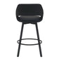 DINO PU BAR CHAIR IN LIGHT BLACK - MyChocolateWood