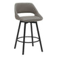DINO PU BAR CHAIR IN LIGHT GREY - MyChocolateWood