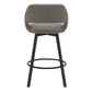 DINO PU BAR CHAIR IN LIGHT GREY - MyChocolateWood